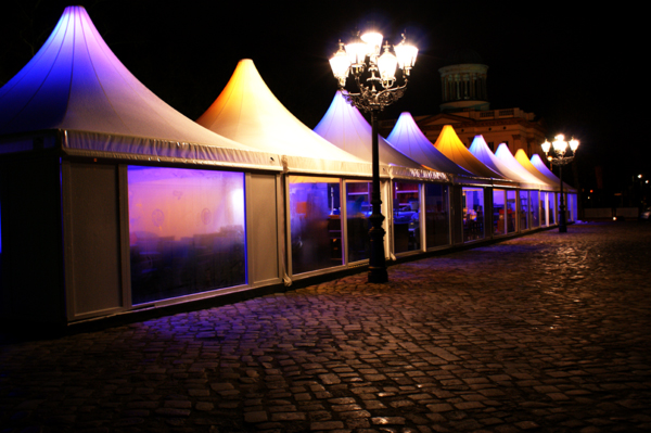 Winter Open Air Restaurant